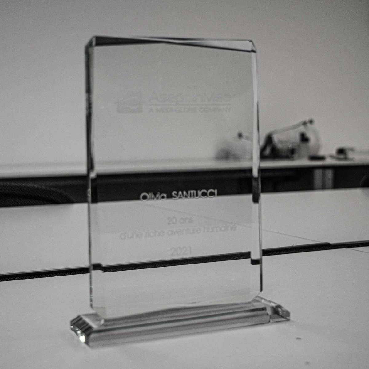 AseptInMed's tweet photo. Félicitations à notre collaboratrice Olivia Santucci - dédiée au service administration des ventes - qui passe le cap des 20 années passées au sein d'Asept InMed aujourd'hui !

#essentiellementsimple #simplementessentiel https://t.co/cZ7jD4oMiO