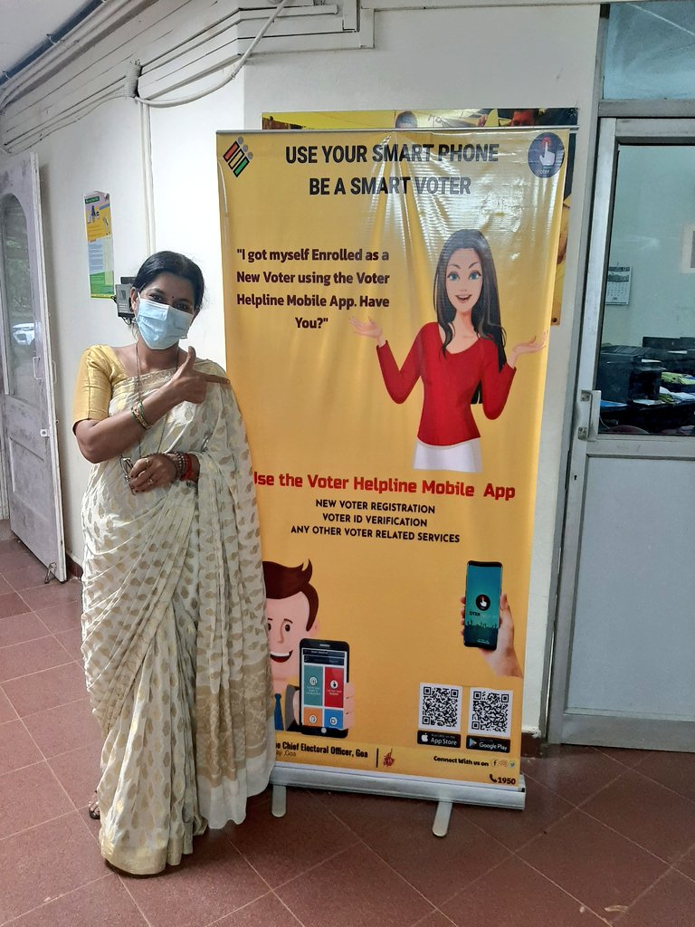 SheruShirodkar's tweet photo. Please register your name in the electoral roll. #goavotes @CEO_Goa https://t.co/VHhgdzVGyv