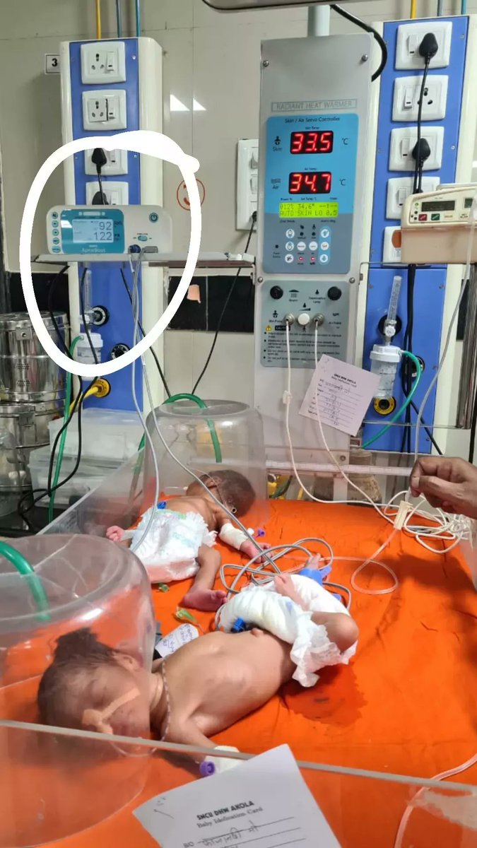 BempuHealth's tweet photo. We're excited to install ApneBoots in Maharashtra Government's Akola NICU (SNCU)! Thank you to National Health Mission Maharashtra and Maharashtra State Innovation Society @MSInSociety for scaling innovations for newborn survival! https://t.co/4qQekWNHPw