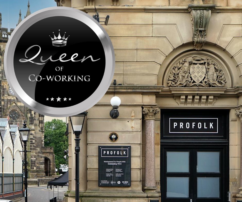 profolkspace's tweet photo. Profolk has just been awarded '#QueenOf Coworking' on Twitter!

To learn more about Profolk and to book a free trial get in touch today!

https://t.co/mmtVyddTSa

#stockport #queenof #coworking #coworkingspace #coworkingcommunity #coworkingoffice #coworkinglife #cowork https://t.co/jAGvOI1Agv