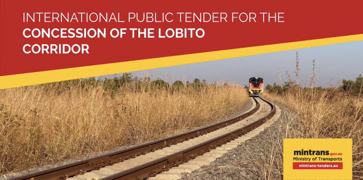 AoTenders's tweet photo. International #Public tender to the Concession of the Lobito Corridor - the shortest and most #economical route from the Atlantic ocean to the Southern Africa Hinterland. More #information: https://t.co/LcZ9BXou2L
#Mintrans #GetVaccinatedToBeProtected #WarMask #Angola https://t.co/IjZ1vbnIny