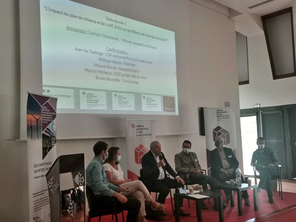 CMQE BTP et numérique (@campusbtpnumocc) on Twitter photo 1er #InterCampus de la <a href="/RA_Occitanie/">Région Académique Occitanie</a> en <a href="/Occitanie/">Région Occitanie</a> sur la relation et le coopération des filières #Bâtiment, #TravauxPublics et #Énergie dans le devenir des infrastructures.
👍👏🙏@cmqtransition <a href="/ENRoccitanie/">Campus des Métiers et des Qualifications</a> et <a href="/CampusBTPNumOcc/">CMQE BTP et numérique</a> <a href="/kamelchibli/">Chibli Kamel</a> <a href="/sophiebejean/">Béjean Sophie</a> <a href="/MostafaFourar/">Mostafa Fourar</a> 1er #InterCampus de la <a href="/RA_Occitanie/">Région Académique Occitanie</a> en <a href="/Occitanie/">Région Occitanie</a> sur la relation et le coopération des filières #Bâtiment, #TravauxPublics et #Énergie dans le devenir des infrastructures.
👍👏🙏@cmqtransition <a href="/ENRoccitanie/">Campus des Métiers et des Qualifications</a> et <a href="/CampusBTPNumOcc/">CMQE BTP et numérique</a> <a href="/kamelchibli/">Chibli Kamel</a> <a href="/sophiebejean/">Béjean Sophie</a> <a href="/MostafaFourar/">Mostafa Fourar</a>