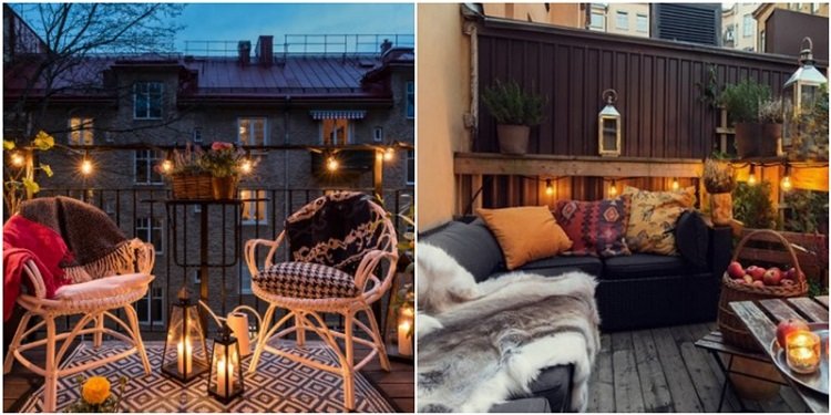 Rien ne vous empêche de profiter de votre extérieur après l'été grâce à ces idées de décoration balcon automne ! 🍂 #AménagementExtérieur mon.articlelien.info/r/suml6no