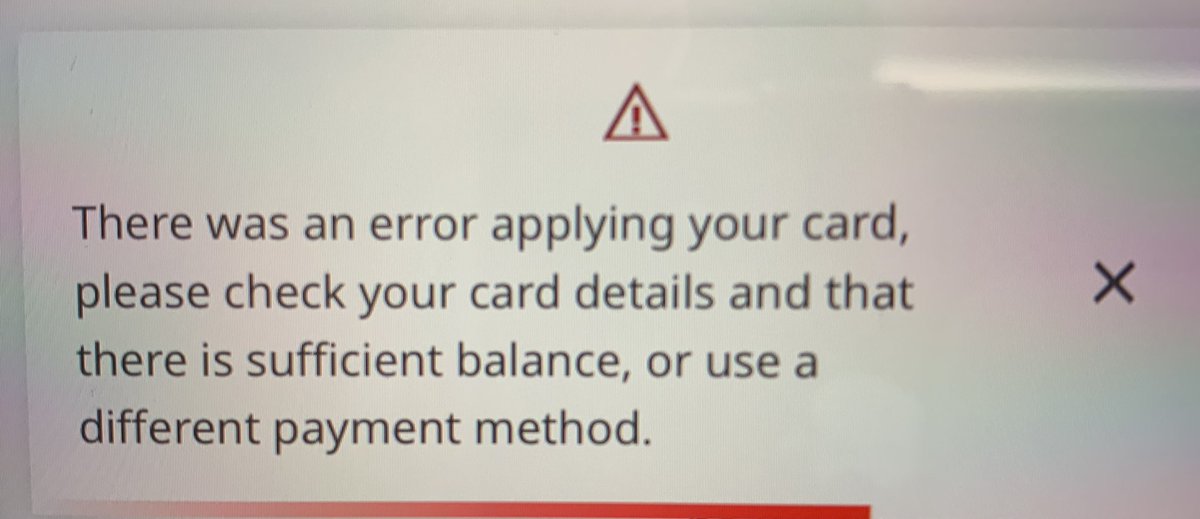 3BDJServices's tweet photo. @IKEAUKSupport why does it show my gift cards as having money on them but when I try and use them to pay I get this. Can’t get through to anyone to resolve https://t.co/NVvqRU5ORo