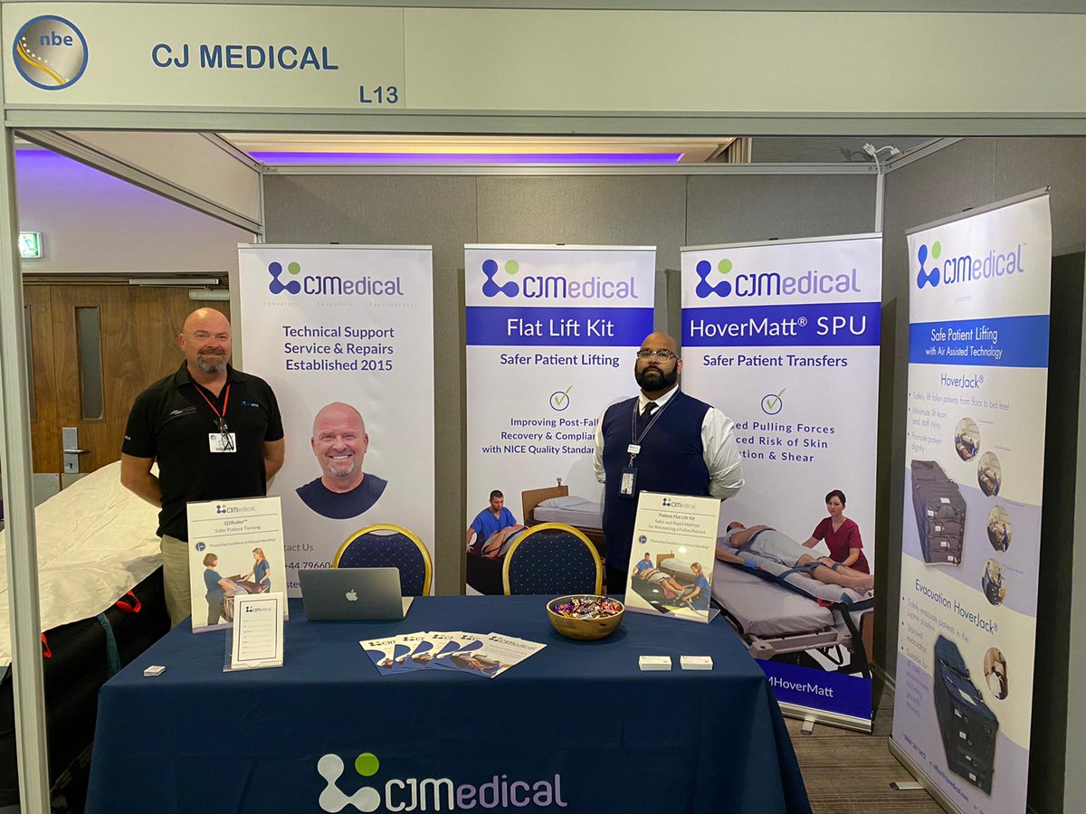 cjmedicaluk's tweet photo. Come and visit us this week at The National Back Exchange @nbetoday to recieve support from the CJM Team @CJMLiberty @CJM_Nasir @CJMNick #manualhandling #flatliftkit https://t.co/5vXJB2eDKi