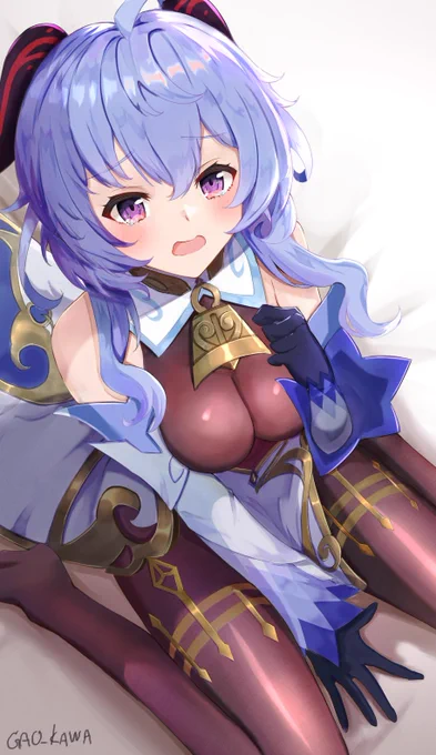 #過去作で自分が最高だと思う絵を1枚載せて5rtを目指せ 
甘雨ちゃん! 