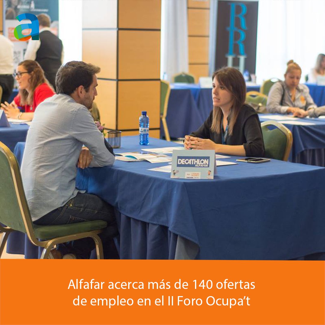 AytoAlfafar's tweet photo. ℹ️  Alfafar acerca más de 140 ofertas de empleo en el II Foro Ocupa’t ℹ️  

#AlfafarÉsInformació  

 ℹ️ Alfafar acosta més de 140 ofertes d'ocupació en l'II Fòrum Ocupa’t ℹ️

➕ INFO en https://t.co/2kcjCdJsfE https://t.co/FfO9dOrasp