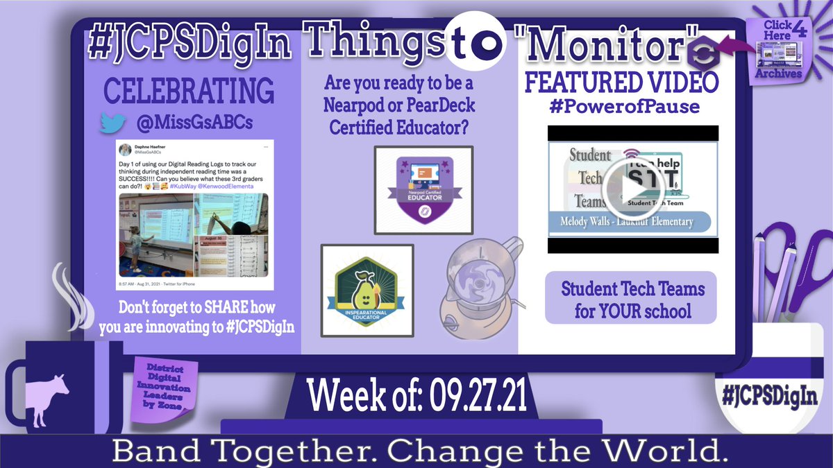 JCPSDigIn's tweet photo. Happy mini Friday @jcpsky innovators!! 🎉

Let's celebrate @MissGsABCs from @KenwoodElementa!! 🎉

Don't forget to reach out to @Mr_Durm to get your STT started and begin your #JCPSDigitalTransformation!💻

https://t.co/9RTIbS7i92
#JCPSDigIn https://t.co/vea8xWn07t