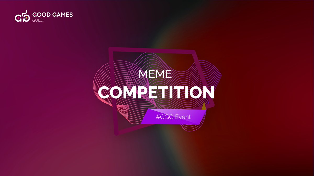 goodgamesguild's tweet photo. GGG is thrilled to announce our 1st Community Event - MEME COMPETITION with a Total Rewards of $500.
📌Read the details on our medium: https://t.co/4undSIDaRi
🔥 Don't miss out! This is the time to show off your creativity.🔥
#GGGMeme #Giveaway #NFTGaming #GGG #BlockchainEvent https://t.co/OMwAWQqXhz