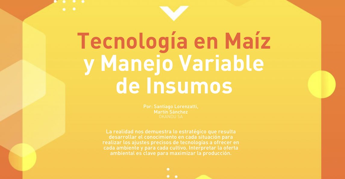 okandu_sa's tweet photo. Encontra en @HorizonteA la nota que preparamos sobre 🌽🌽. Impacto de la densidad y la fertilización; la importancia de sembrar bien; y el manejo variable de insumos. ✍🏼@sanlorenzatti y @MartinSanchezIA. Ver: https://t.co/r8FV3id7Pw https://t.co/dwPpuSmgdb