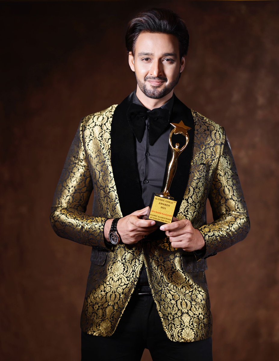 saurabhraajjain's tweet photo. #IconicAllRounderActorOfTheYear
Thankyou Iconic gold awards for this honour, this belongs to each and every one of you for constantly believing and motivating me to walk on my unique path. 

https://t.co/h5ymXPnzVS https://t.co/hM4g9GWXoY