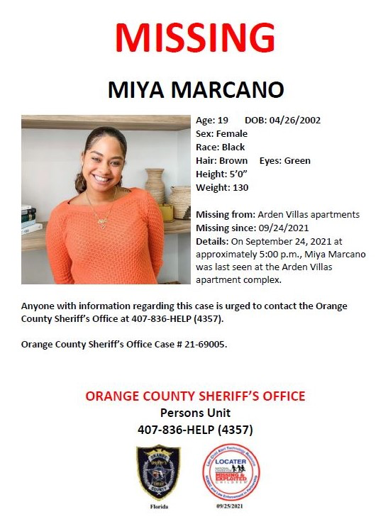 valenciacollege's tweet photo. 🚨Valencians, please help us find Miya. 
Miya Marcano, a 19-year-old Valencia student, has been missing since Friday. If you have any information on her whereabouts, please call @OrangeCoSheriff at 407-836-4357.

And please share this post so we can help find Miya. https://t.co/6XGN7LJOBL