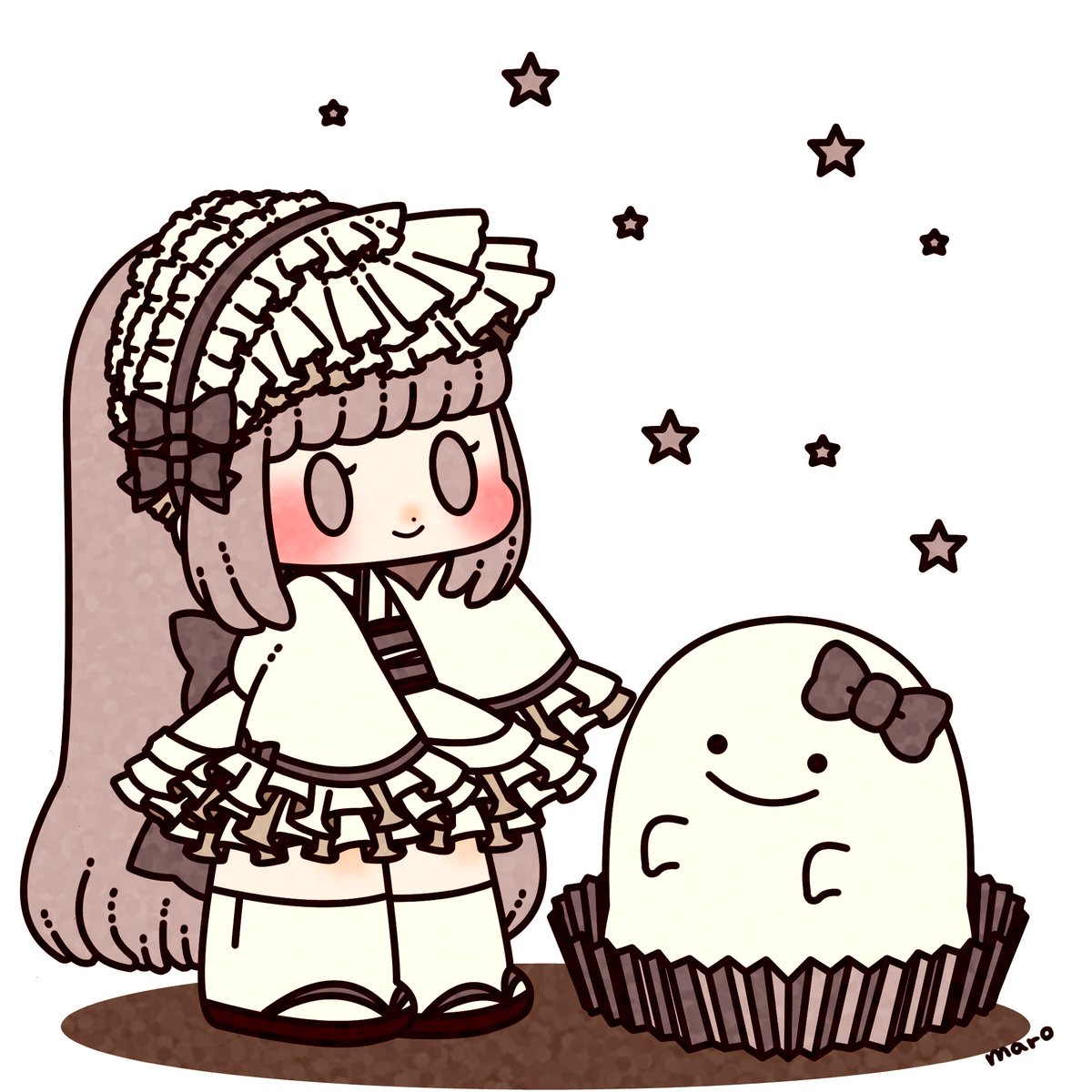 mar0mar0ma's tweet photo. 👻おばけの練り切り👻

#illustration #イラスト #ハロウィンイラスト https://t.co/AcZfMZ3jUc