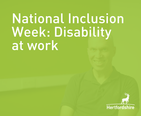 hertscc's tweet photo. As part of National Inclusion Week 2021, we wanted to understand more about disability, so we sat down with several colleagues to talk about their experiences. 

In today’s video we talk with Stephen about cerebral palsy.

https://t.co/EOZfLJPxkB

#MakingInclusionPartOfOurDNA https://t.co/AC6Tq3hyVF