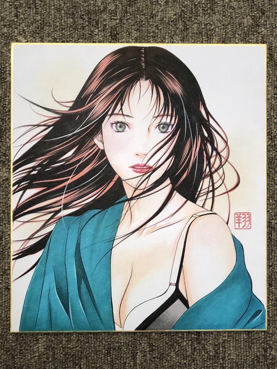 「藤崎さんはファムファタールなキャラなのでむしろエロい感じが良いかなと。ルージュも」|きたがわ翔のイラスト