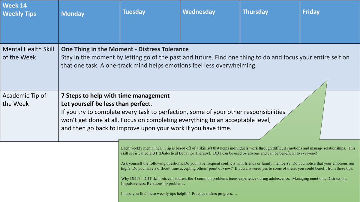 HopedaleBridge's tweet photo. Week 14 - Weekly Tips! https://t.co/AMuoXuIeGq