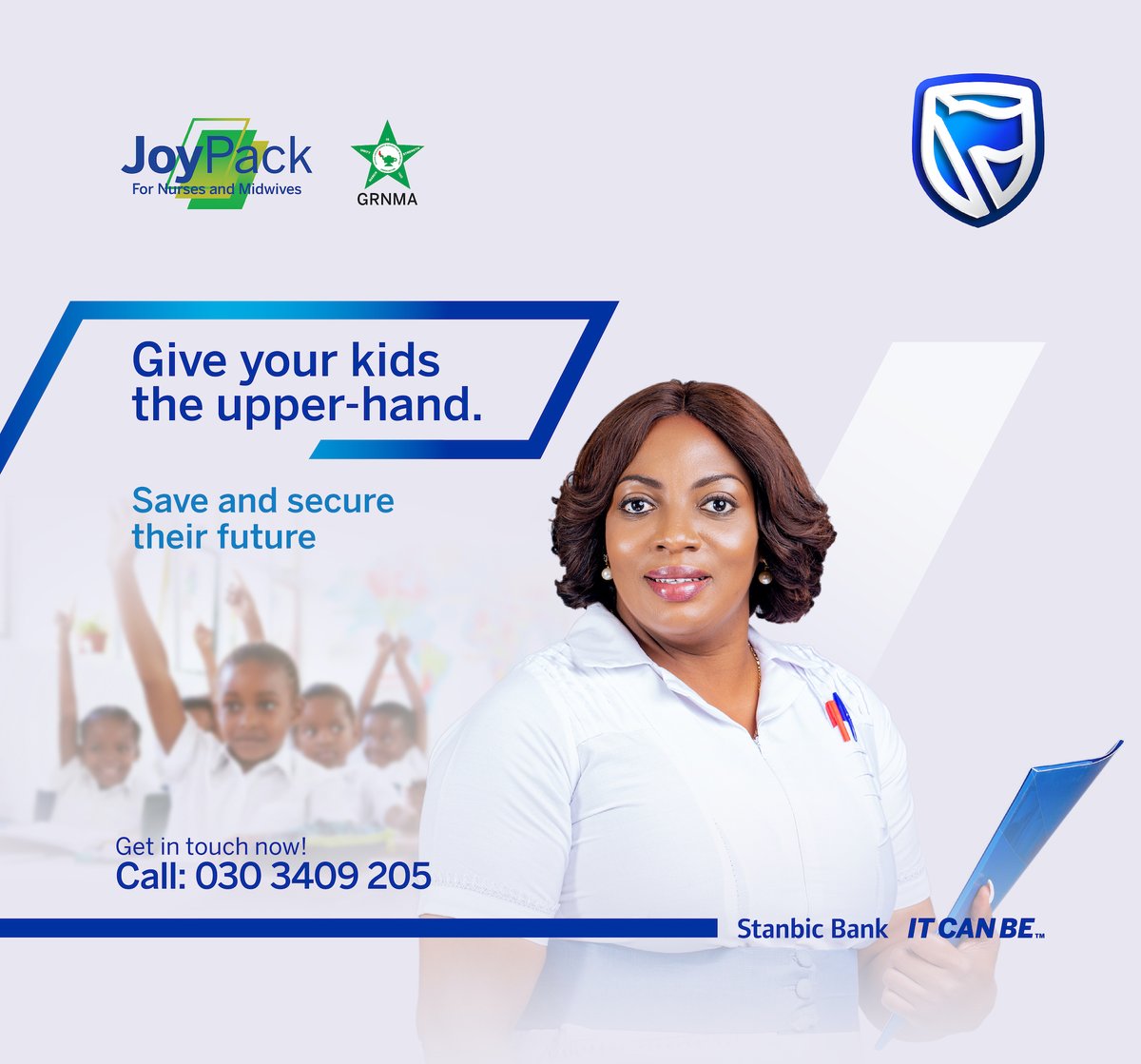 StanbicBankGH's tweet photo. The best time to plan towards your children's future is now. Save for your child's education with Stanbic Education Plan. Best gift to give your kids! Sign up today! Visit https://t.co/xeMHl3GjYS to complete a form. #Joypack #ItCanBe https://t.co/0D8rEYqvPz