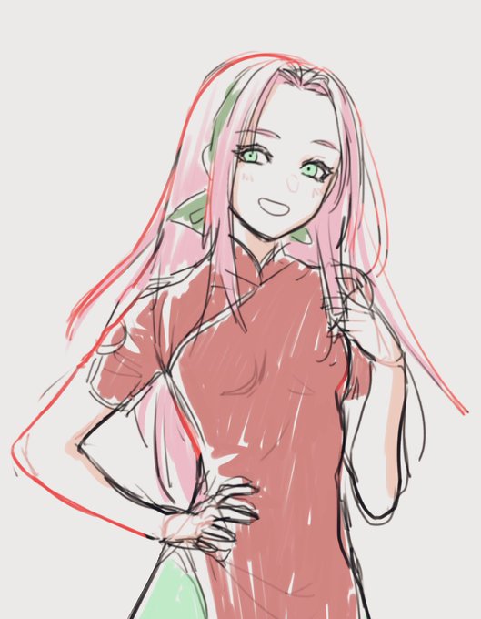 この頃のサクラちゃんが好きなのでまた髪伸ばして欲しい() 