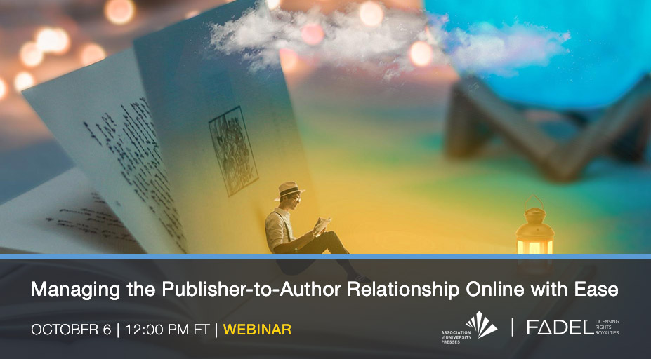FADEL_IPM's tweet image. You’re invited to join our webinar on managing the publisher-to-author relationship online with ease!. Sign up for free here bit.ly/AUPresses-W #PublishingSolution #StatementPortal