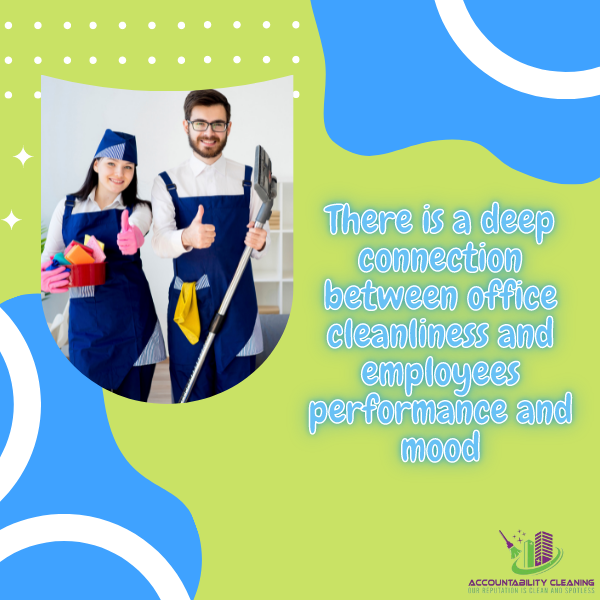 AccountCleaning's tweet photo. There is deep connection between office cleanliness and employees performance and mood. ๐ ๐ ๐ ๐
#Accountability #cleaning #cleaningservices #Clean #cleanisgreen #officeclean #cleaningoffice #Favoriteclean #cleanliness https://t.co/gHMT0QOuVE