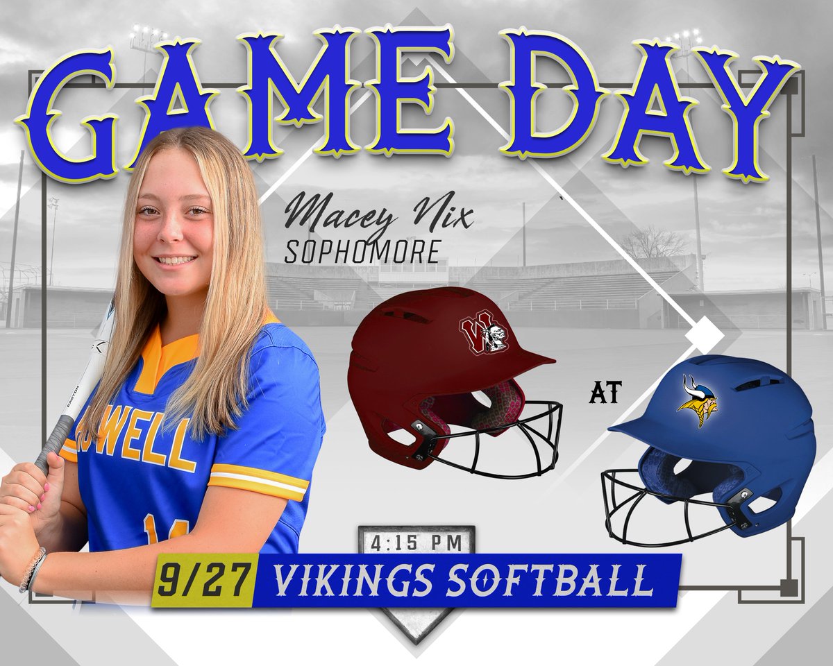 Game Day!!  Varsity is at home against St Charles West and JV is at home against Ft Zumwalt West.

First pitch is 4:15 PM.  Let's go!!!

<a href="/FHVikings/">Howell Vikings</a> <a href="/HowellSoftball/">Francis Howell Vikings Softball</a> <a href="/MaceyNix/">Macey Nix</a>