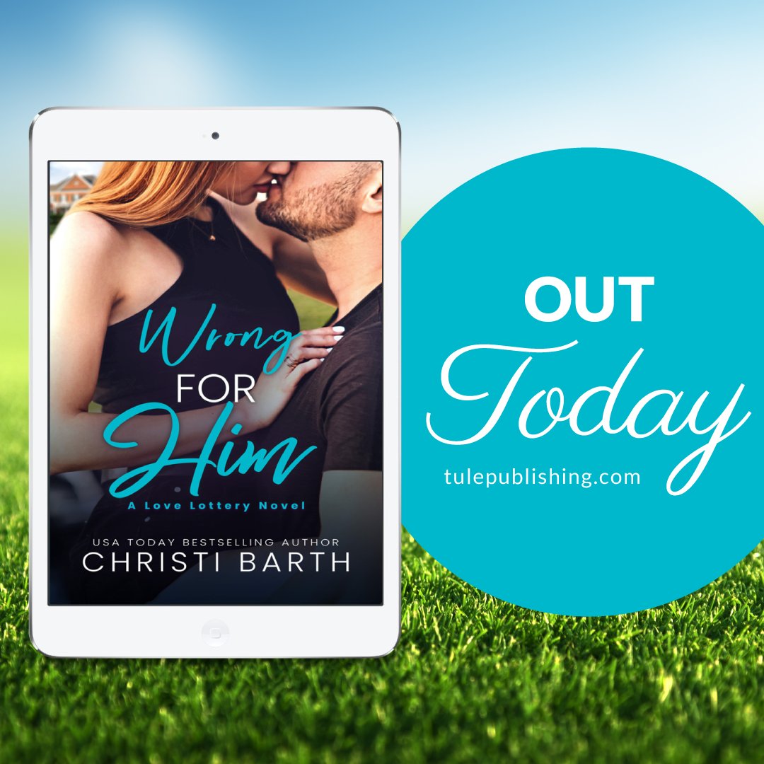 TulePublishing's tweet photo. "It's no secret that I love the friends-to-lovers trope as much as I adore the best-friends-sister trope. When it's a mashup of the two? I'm in bliss...Fun, funny &amp; romantic." - Cat, Goodreads

@christi_barth's WRONG FOR HIM is out now!

Get: https://t.co/gA7Pwk9TBX 
#readztule https://t.co/EIz7II0jO2