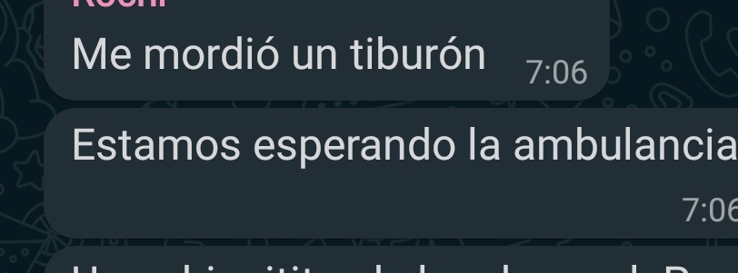Yo: espero que hoy sea un día tranqui, sin nada raro

Una amiga: