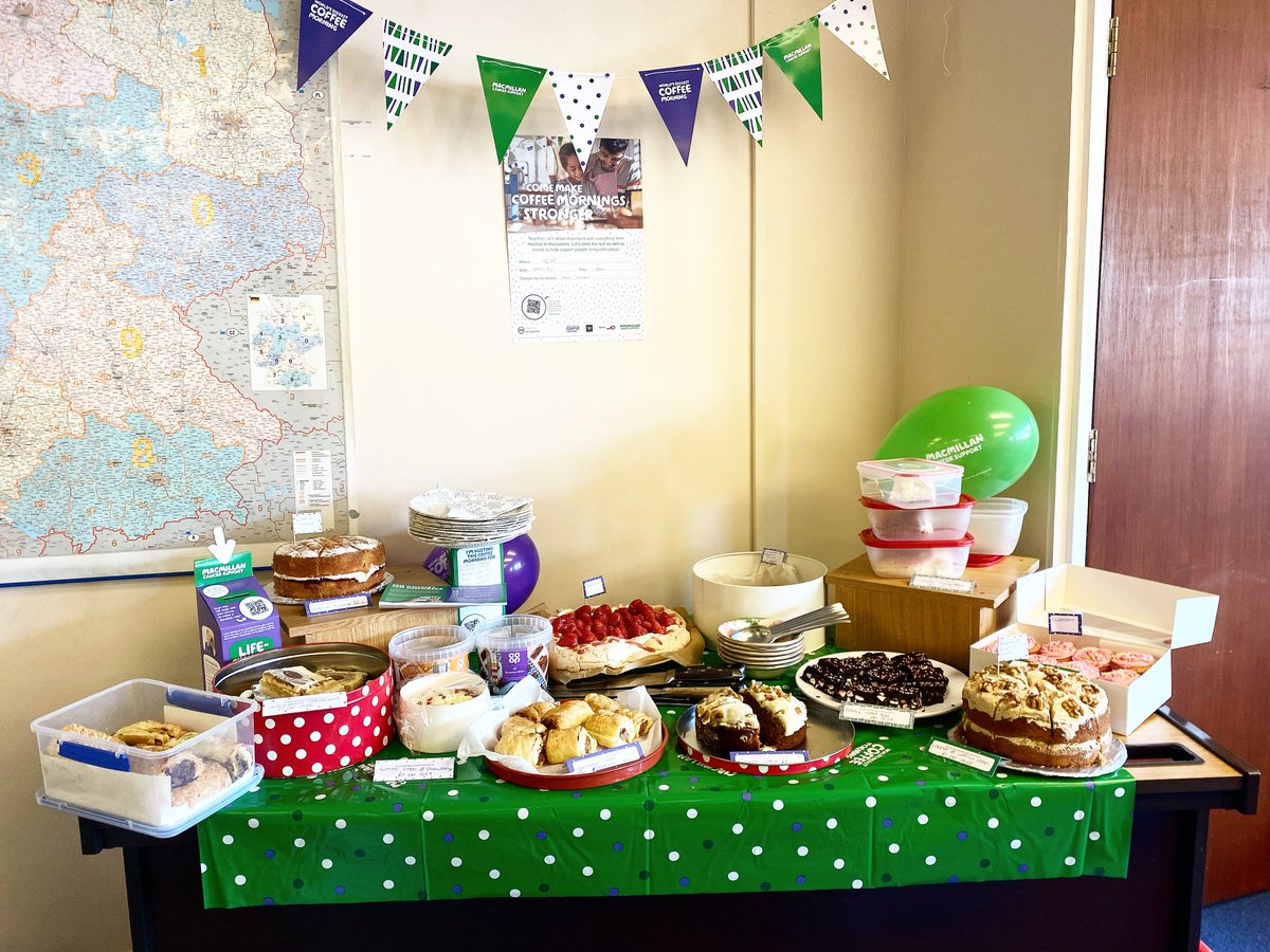 LaserLimited's tweet photo. Laser Transport's Hythe HQ put their best bake forward for Macmillan's World's Biggest Coffee Morning and raised a grand total of £155! 

https://t.co/sFaZIylgo1 https://t.co/huZRACLkTC