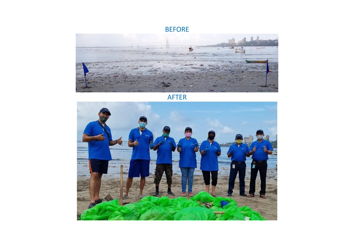 At #Thales, we are excited to celebrate #SustainableDevelopmentWeek across the globe and in #India. As can be seen in the image, our #Mumbaikar colleagues have given a great kick-start to this week with a #beachcleanup drive👏 at #Mahim, #Mumbai 🇮🇳. #ThalesinIndia