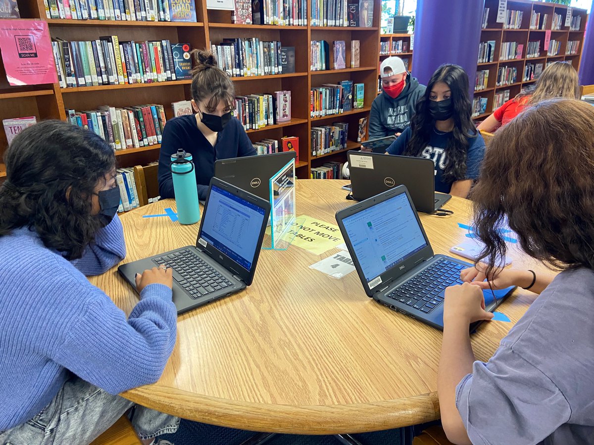 ChantillyHSLib's tweet image. Honors Bio students practice advanced search techniques in library databases #chantillypride