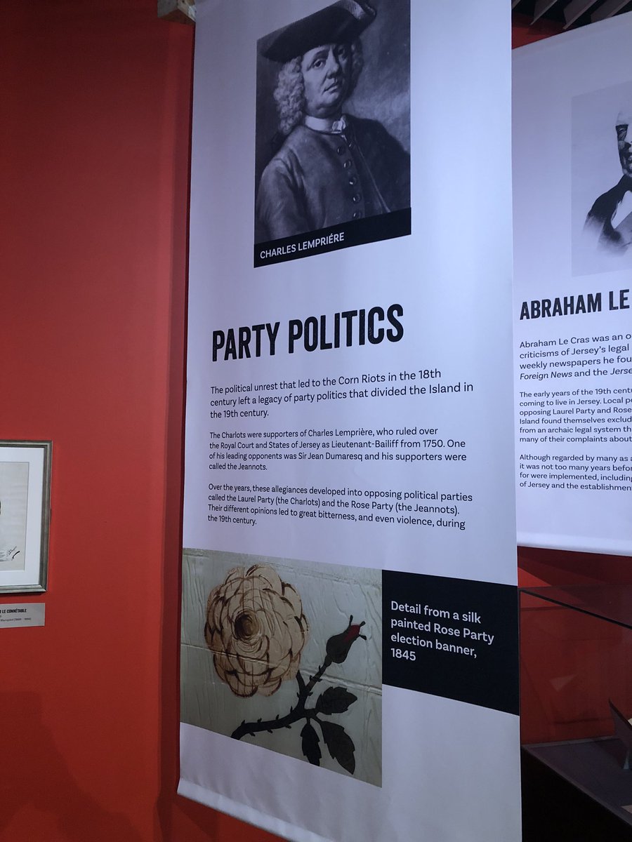 SamMezecJsy's tweet photo. If you do one thing today, head to the Jersey Museum (free entry) and check out the exhibition on the history of protest in Jersey. Also lots of evidence of party politics too! @loveheritage https://t.co/UV0uRBMRP6