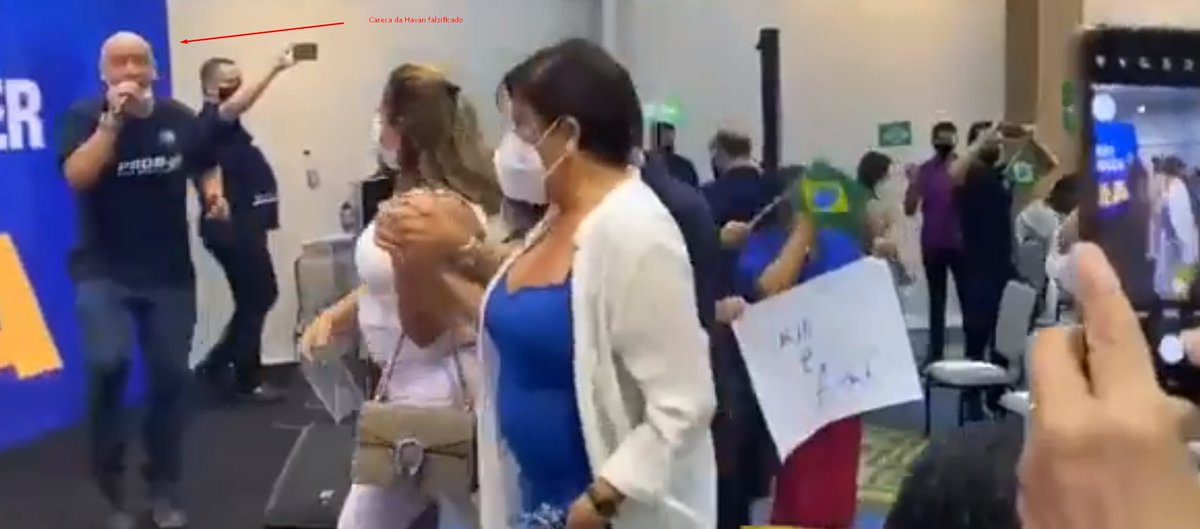 RaelMDK's tweet photo. A dorina é tão INVEJOSA que até copiu o careca da Havan https://t.co/A97VGpovt3