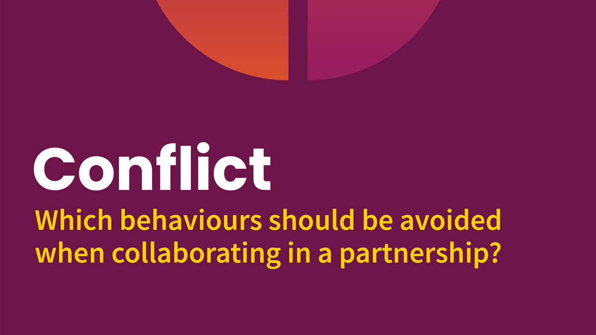 EUNIC_Global's tweet photo. In the framework of our current explorative journey to develop a toolkit on #FairCollaboration, we invite you to share your opinion and experiences. This week is all about #Conflict!
Let's talk: Which behaviours should be avoided when collaborating in a partnership? Let us know! https://t.co/PLM516Z0an
