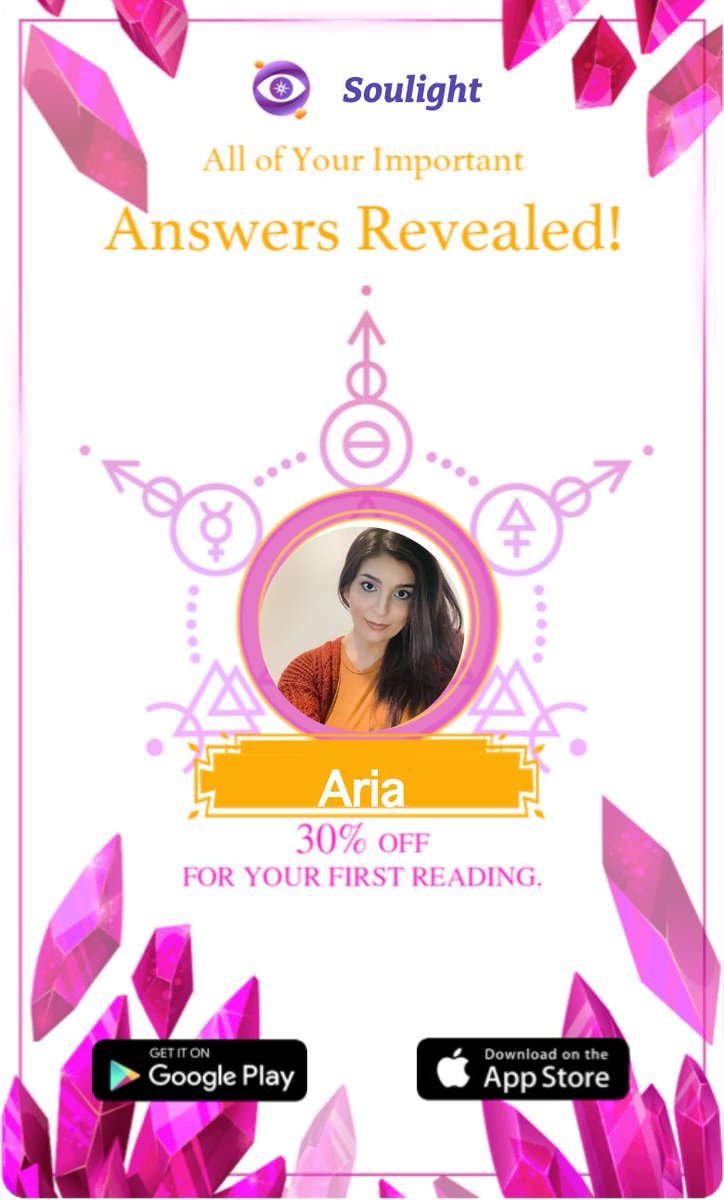 advisoraria's tweet photo. Contact me on the Soulight App to get answers you seek and define clarity peace of mind. 
Here is download link: https://t.co/iUagJKMEJN https://t.co/BDd6I3m3iC
