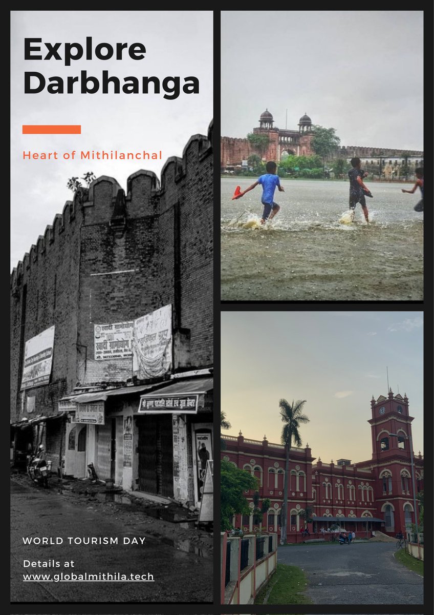 bharatudyamidev's tweet photo. Let's explore #darbhanga Together on the occasion of #WorldTourismDay  #WorldTourismDay2021 

#travelling #tourist #mithilanchal #Bihar #BiharNews #HAPPYHENDERYDAY #bihartoursim  @MpDbgOffice @airdarbhanga @darbhanga_rjd @darbhanga_dm  @darbhangabjp #India https://t.co/84wk7G4Fyx