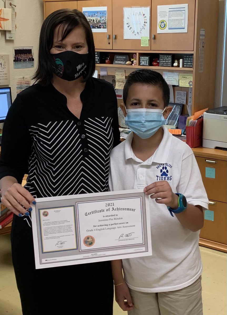 I am so proud of these young men ⁦<a href="/SouthOliveTiger/">South Olive ES</a>⁩ and their HARD WORK! 

Perfect Scores on the FSA are not an easy thing. Way to go, guys!