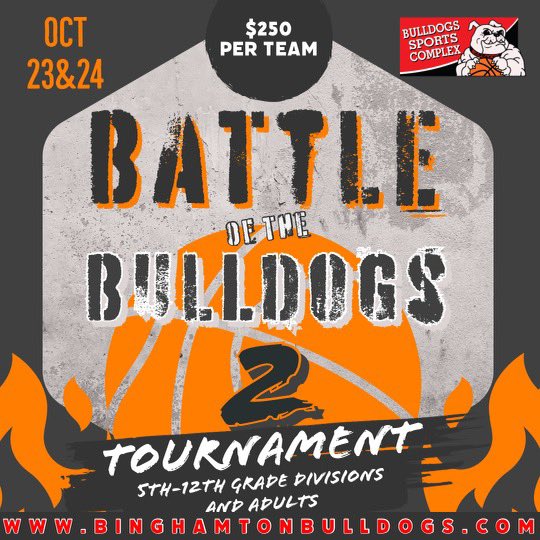 Let’s run it back!!
Our 2nd tournament of the fall will take place at the complex once again. Great turn out the first time and we plan on the 2nd to be even better… contact Brady Harrington with any questions regarding AAU at bharrington.bsc@gmail.com