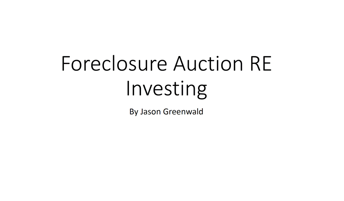 vitaliyk's tweet photo. #VALUExVail 2021 Presentation
@JGreenwald86 discusses Foreclosure Auction RE Investing
Check it out 👇
https://t.co/yK05ZHG3v5 https://t.co/ttVy1uHxOo