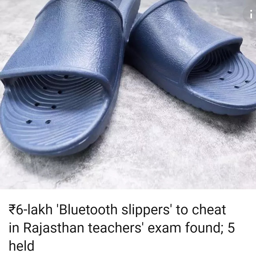 girishjohar's tweet photo. Innovation....but the wrong way !!!! @inshorts 
#BluetoothSlippers https://t.co/hPzUzlpep2
