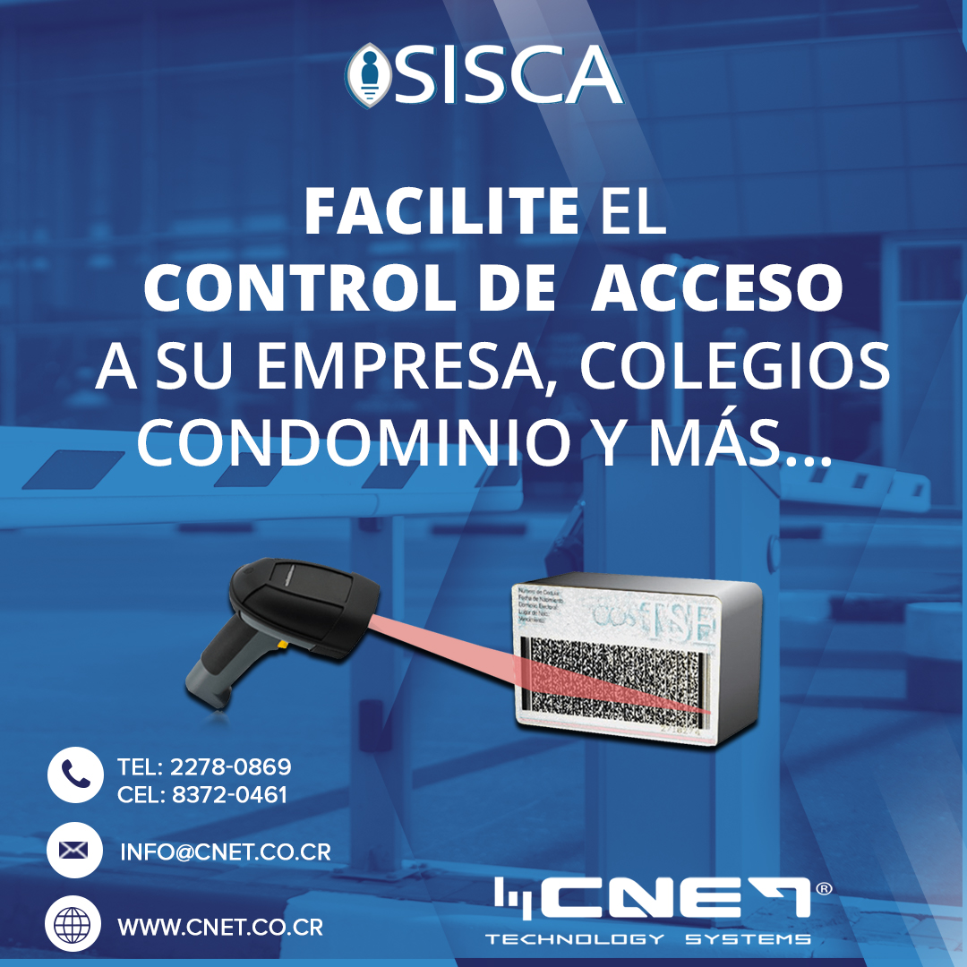 CNET_SA's tweet image. Manejar entradas y salidas de tus clientes, personal u otros a un recinto por medio de hojas y excel, quedo en el pasado. 🔙
Nuestro sistema de control de accesos SISCA te dará el conocimiento y seguridad necesario para los accesos controlados y supervisados🆔
#accessibility