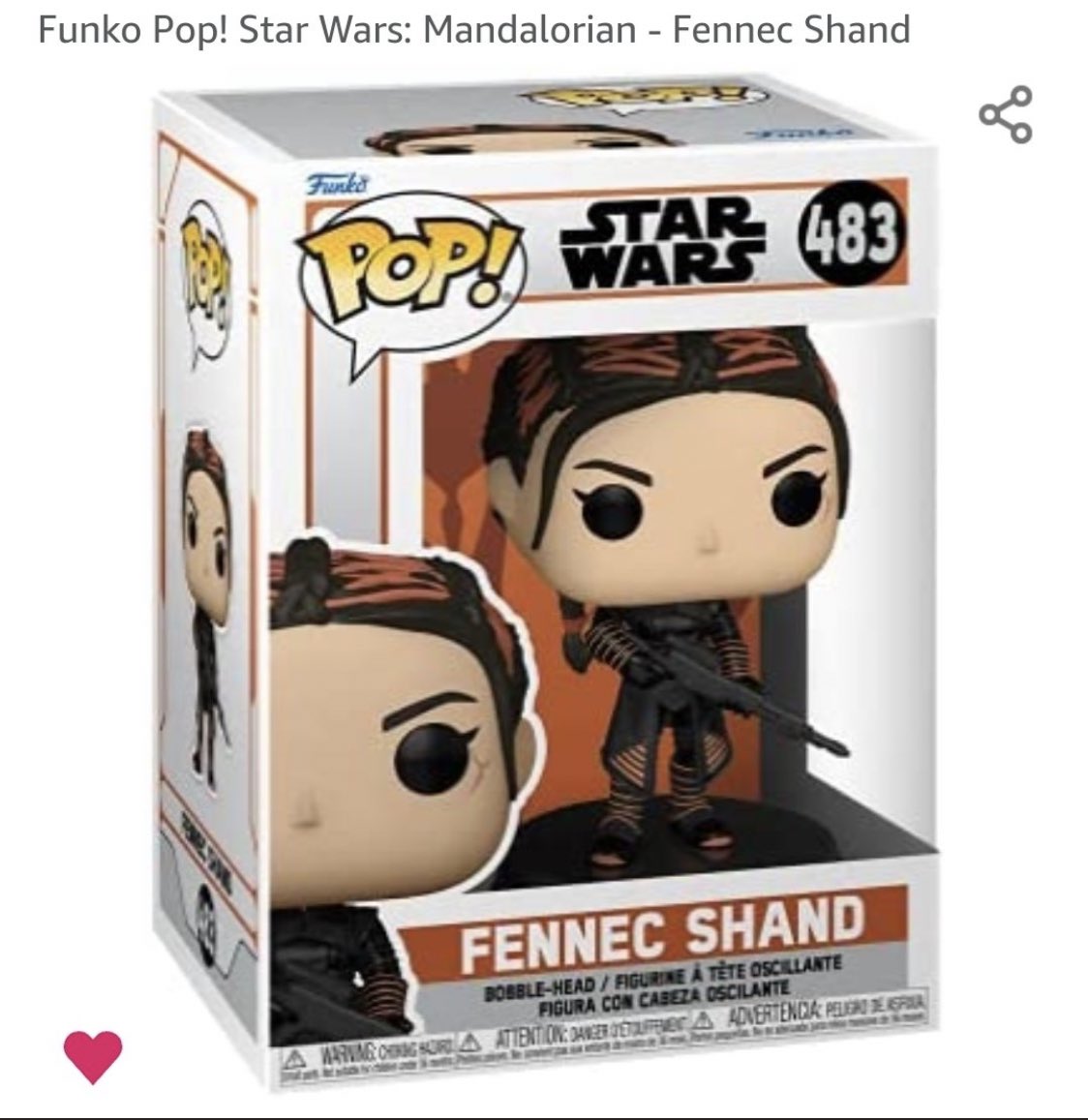 MingNa's tweet photo. YES!! 

They even got #fennecshand’s scar! Her hair! The outfit! The blue bottle! 👏🏼🧡🧡🥰

Look at this whole collection!! Want it all!!
Great job, @OriginalFunko!👍🏼🥰

#thisistheway #starwars #themandalorian #thebookofbobafett 🧡🧡 https://t.co/IX5PYdyr3X