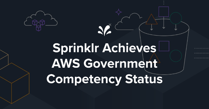 jsmack25's tweet photo. Exciting news: @Sprinklr has achieved @awscloud Government Competency status. This is a testament to Sprinklr’s ability to meet the specific needs of the public sector across security, compliance, performance, and operational measures. Read more here: https://t.co/xeivO4BQYt https://t.co/8iIM1brmRO