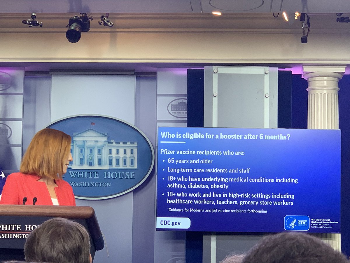 Who is eligible for a booster after six months?