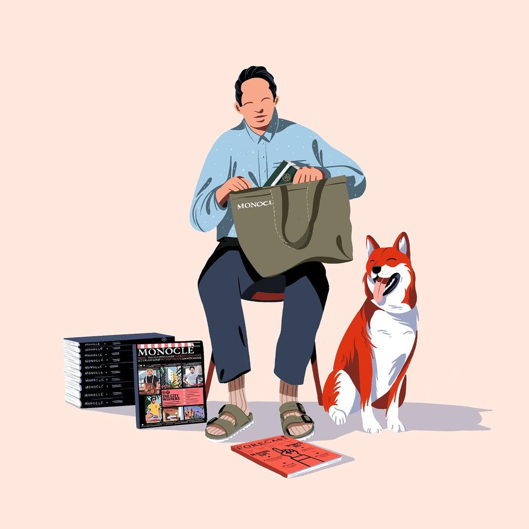 <a href="/PaulSirand/">Paul Sirand</a>'s work is simply gorgeous. His work appeared in the summer issues of <a href="/MonocleMag/">Monocle Magazine</a> for their summer house-ads. See if you can spot Paul's pup in the illustrations. Rep: @AGENCYRUSH #illustration #advertising #vectorillustration #workbookartist #illustrator