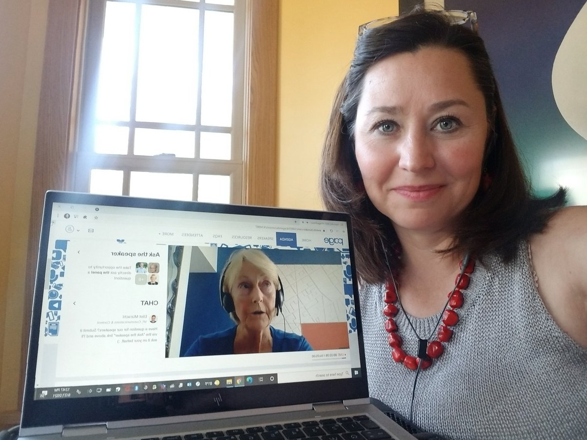 mazurmm's tweet photo. Great to be joining friends virtually from @awpagesociety for the #PageAnnual conference. Awesome discussions on brands taking a stand on today's most pressing issues. https://t.co/RUCMhZekrB
