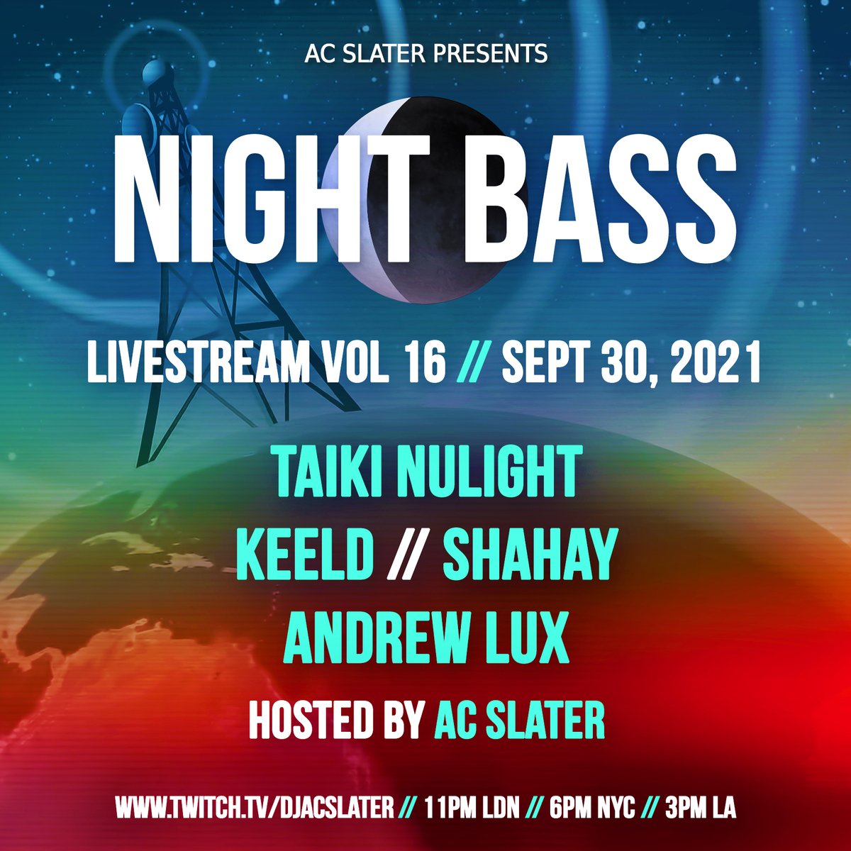 Time for another #NBLiveStream 🚀🌙

Come party in the chat with us this Thursday 9/30 @ 3pm pst 

twitch.tv/djacslater