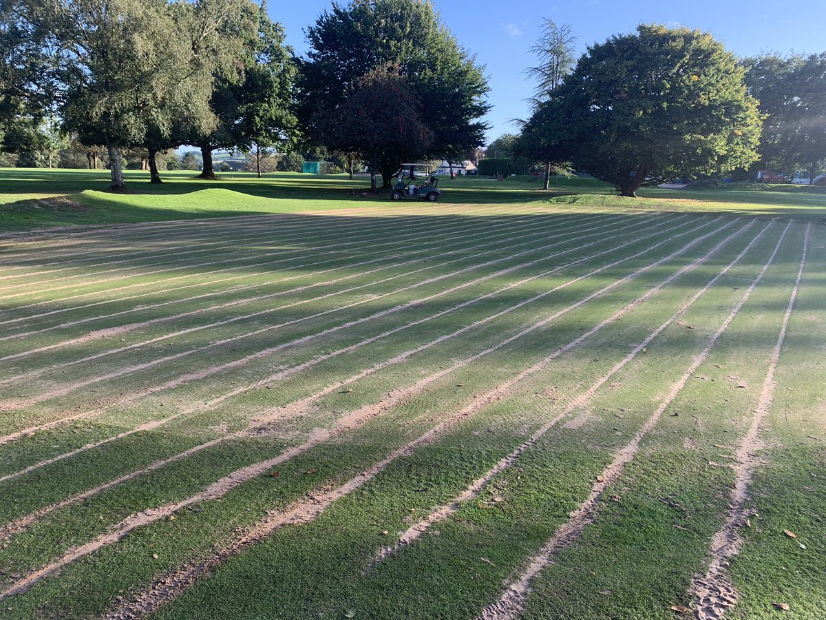 Great work from the team today <a href="/TivertonGC/">Tiverton Golf Club</a> installing the drainage on our 18th green! <a href="/joepike90/">Joe Pike</a> <a href="/JoeBaker99/">Joe Baker</a> <a href="/k1__kev/">Kev</a>
