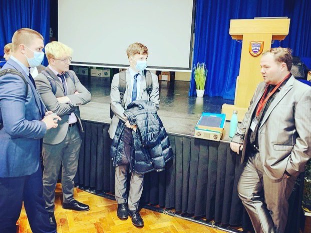 <a href="/WGSB/">Wirral Grammar School for Boys</a> <a href="/WGSBSixthForm/">WGSB6</a> welcomed home ex-student <a href="/MrLeeMcAteer/">Lee McAteer</a> today as part of our Speakers Programme. We were all blown away with stories about his achievements. Many thanks for sharing your journey with us, Lee!