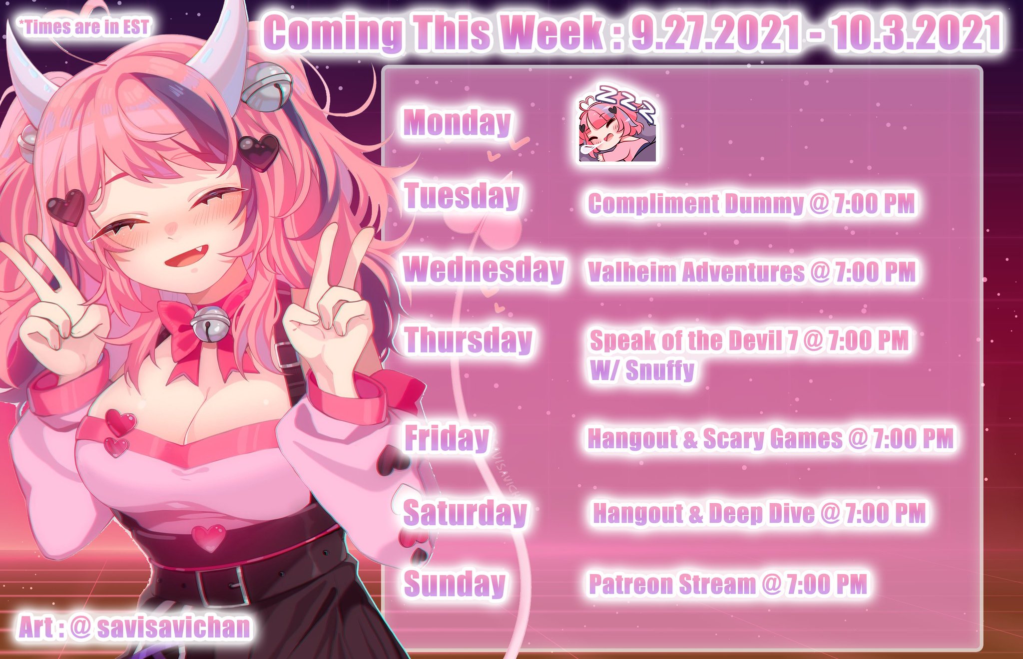 💖ironmouse😈VSHOJO💖 on Twitter: quot 🦝💖THIS WEEK💖🦝 😈IRONMOUSE LINKS😈 https