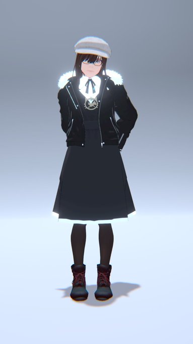 #おうつちのVRC日記 
Uちゃんの髪はとても合わせやすくてよい 